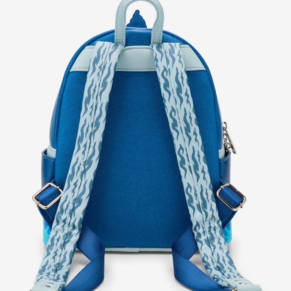 NWT Loungefly Disney Hades Blue Flame Mini Backpack Boxlunch Exclusive - Picture 3 of 4